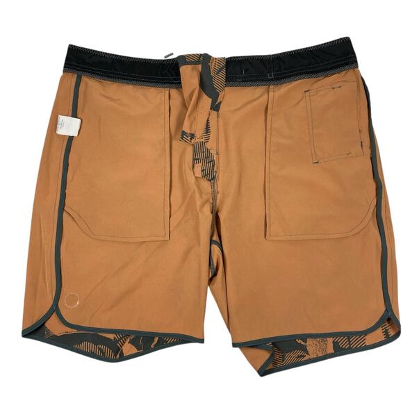 Vouri Cruise Boardshorts In Palo Santo Deco Print Size 36 - Picture 4 of 11